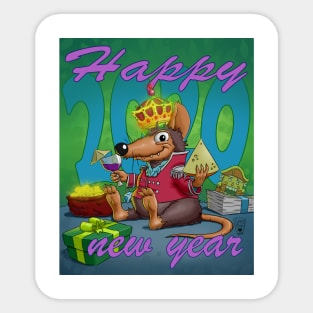 2020 year rats Sticker